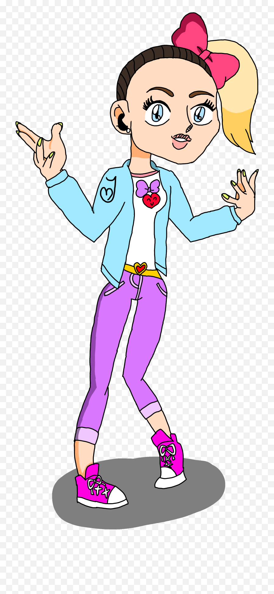 Jojo Siwa I Guess By Sararashikikan - Cartoon Png,Jojo Face Png