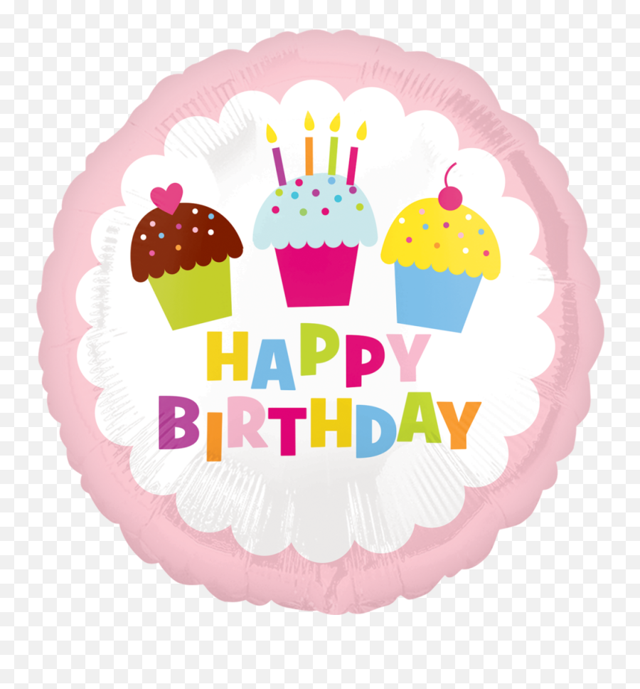 32692 - 18 Happy Birthday Cupcake Birthday Party Png,Birthday Cupcake Png