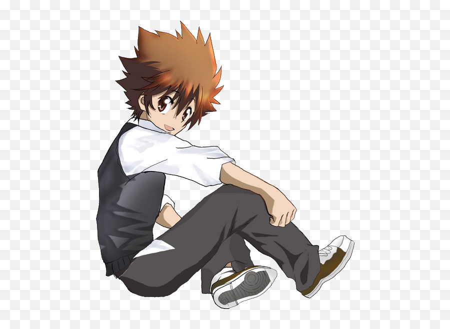 Anime Boy Png Photo - Sitting Anime Boy Png,Anime Boy Transparent