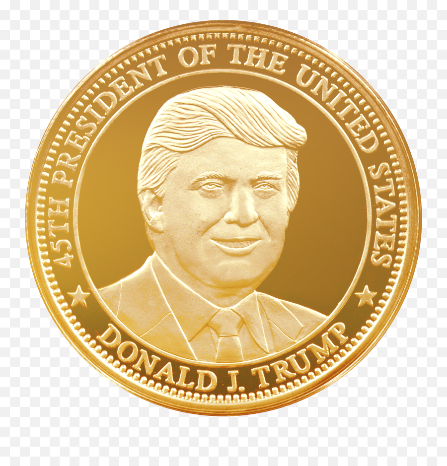Noble Gold Trump Coin 2020 - Donald Trump Gold Coin Png,Trump 2020 Png