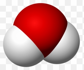 Difference Between Molecule And Lattice - Water Molecule 3d Model Png,Molecules Png