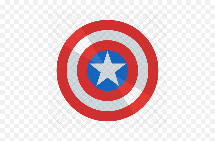 Captain America Icon Of Flat Style - Captain America Shield Png,Captain Png