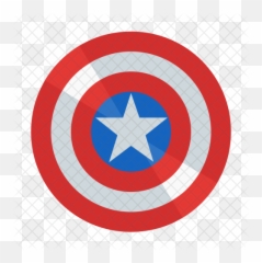 Captain America Icon Of Flat Style - Captain America Shield Png,Captain Png
