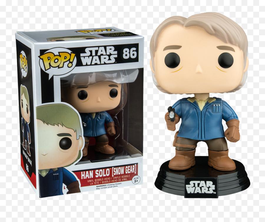 Star Wars The Force Awakens - Funko Pop Bobble Han Solo Funko Pop Han Solo Snow Gear Png,Han Solo Png