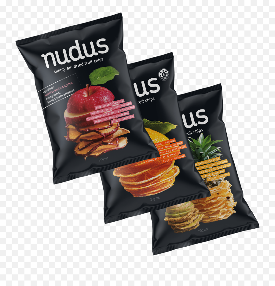 Fruit Chips U2013 Nudus - Nudus Fruit Chips Png,Bag Of Chips Png