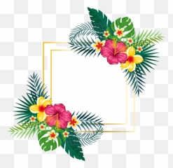 Floral Design Watercolor Painting Flower - Summer Background Png Hd