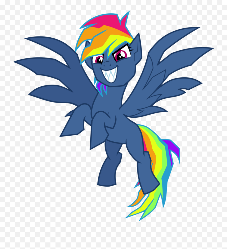 Rainbow Dash Destroyer Of Pies Or Super - Evil Pie Hater Dash Png,Rainbow Dash Png