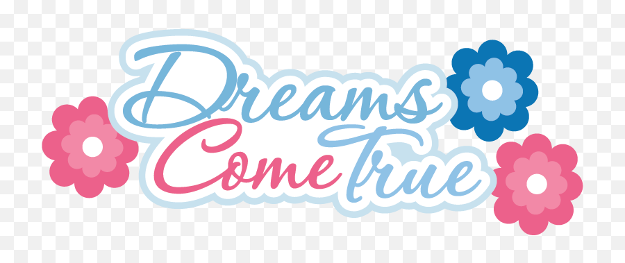 Dreams Come True Svg Scrapbook Title Princess File - Dream Come True Png,Dreams Png
