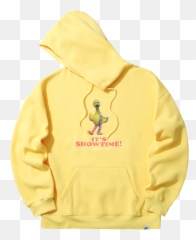 It Yellow Big Bird Hoodie - Hooded png