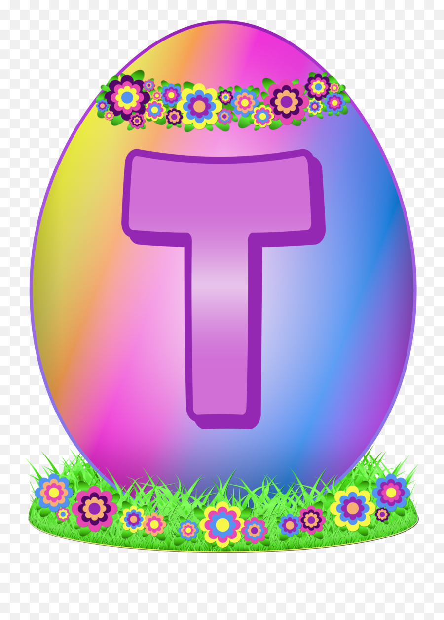 Easter Egg Letter T Free Stock Photo - Public Domain Pictures Easter Egg Letter T Png,Letter T Png