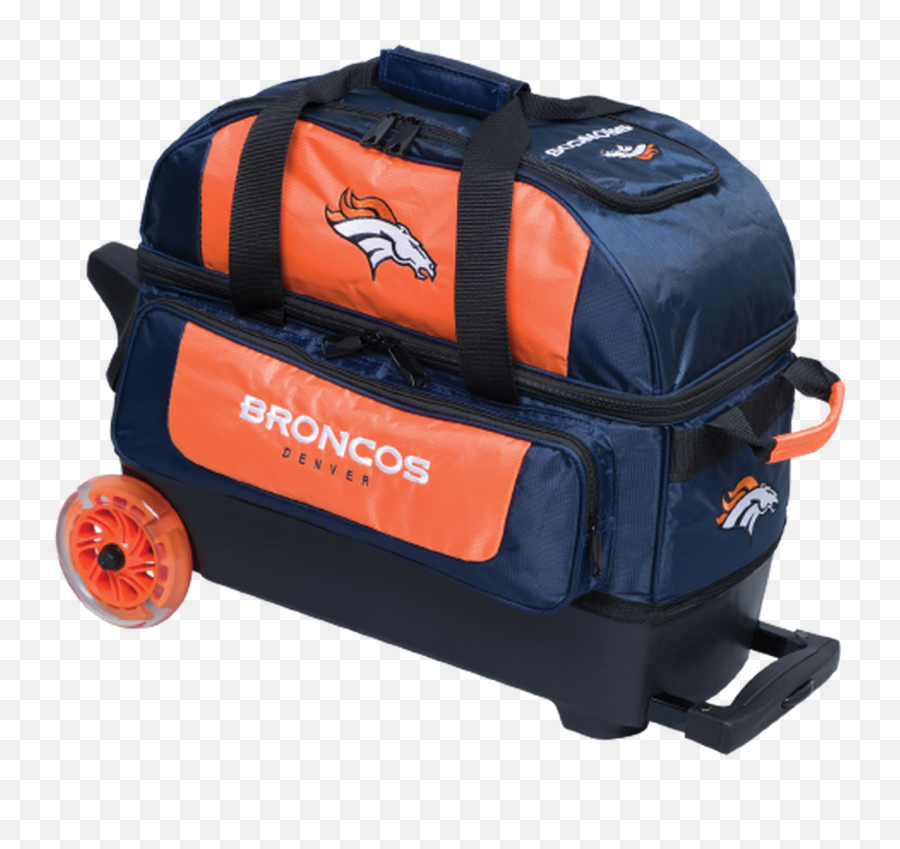 Kr Strikeforce Nfl Denver Broncos 2 Ball Roller Bowling Bag - Denver Broncos Bowling Ball Png,Denver Broncos Png