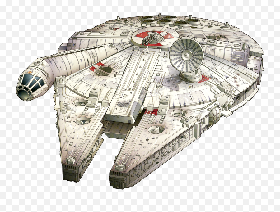 The Millennium Falcon - Star Wars Ship Png,Millennium Falcon Png
