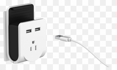 Link2home - Power Outlet And Charger With Phone Cradle 2 Portable Png,Outlet Png