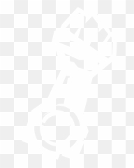 Download Png - White Fist Motorfist Logo Full Size PNG