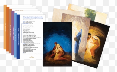 Rejoice Advent Prayer Card Set - Horizontal Png,Advent Wreath Png