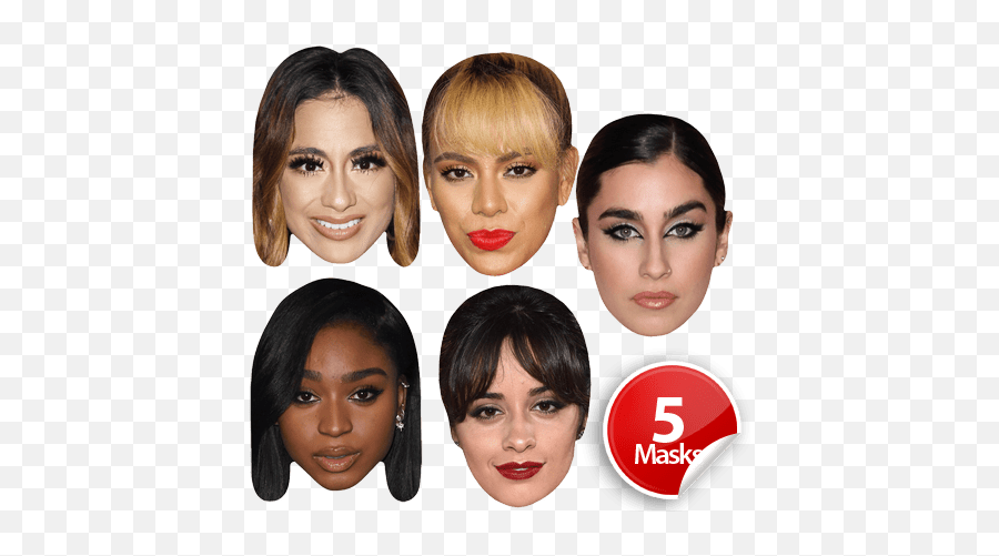 5th Harmony Mask Pack - Celebrity Cutouts Lauren Jauregui Tail Png,Lauren Jauregui Png