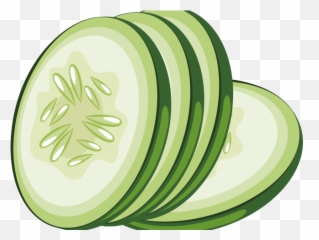 Lime Clipart Cucumber Slice - Png Download Full Size Sliced