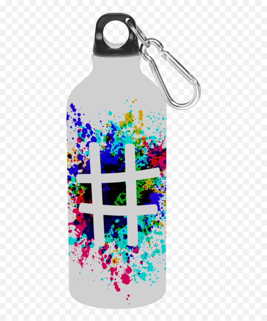 Aluminum Water Bottles Custom Printed - Water Bottle Png,Water Emoji Transparent