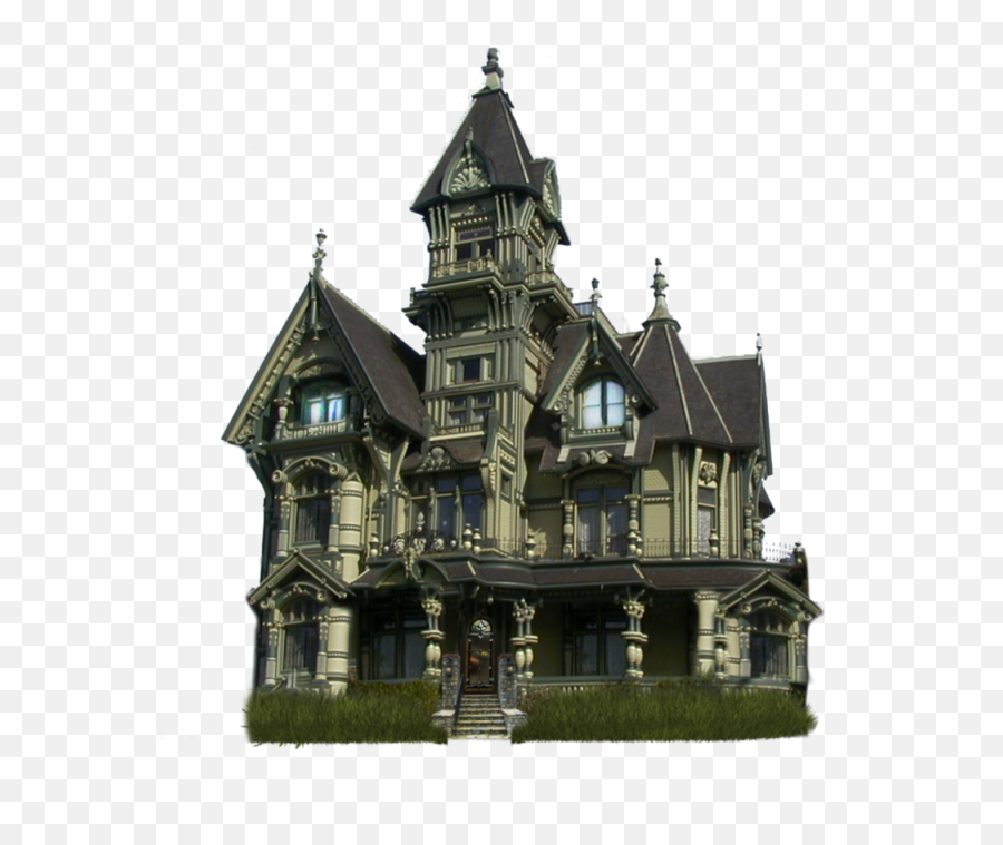 Halloween House Clipart Transparent Png - Carson Mansion,House Clipart Transparent