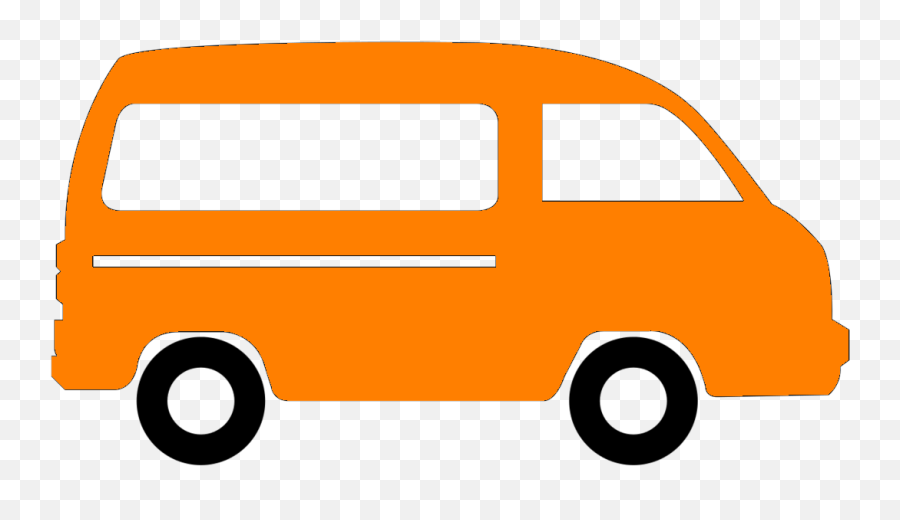 Passenger Van Icon Clipart - Van Clipart Png,Vans Icon