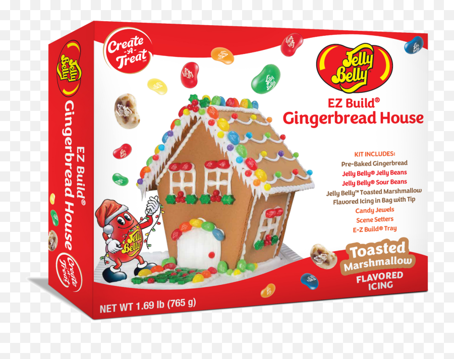 E - Jelly Belly Png,Gingerbread House Png