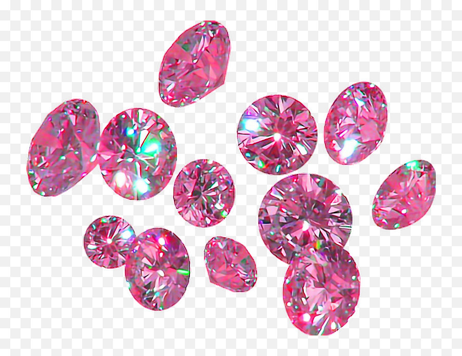 Gems Jewels Pink Shiny Png Moodboard Rich Sparkle Freet - Transparent Background Diamonds Transparent,Jewels Png