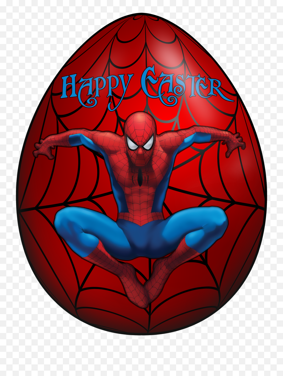 Kids Easter Egg Spiderman Clip Art Image Png - Clipartix Easter Egg Spider Man,Spiderman Face Png