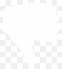 White Thumbs Down Icon - png