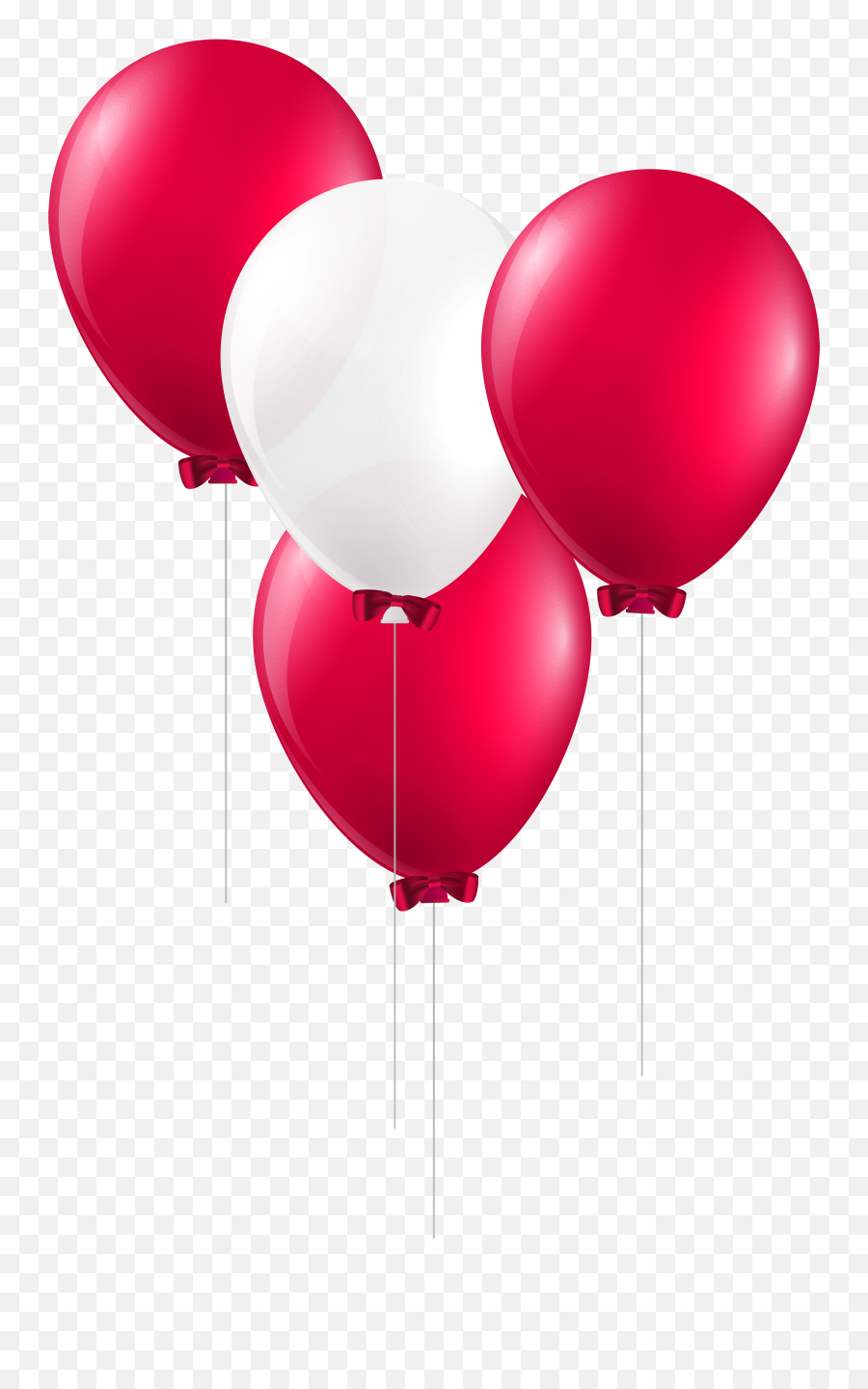 Picture Ballon Vector Balloon Ribbon - Red White Balloon Png,Ballon Png