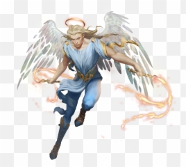 Angel - Angel With Whip Png,Archangel Png