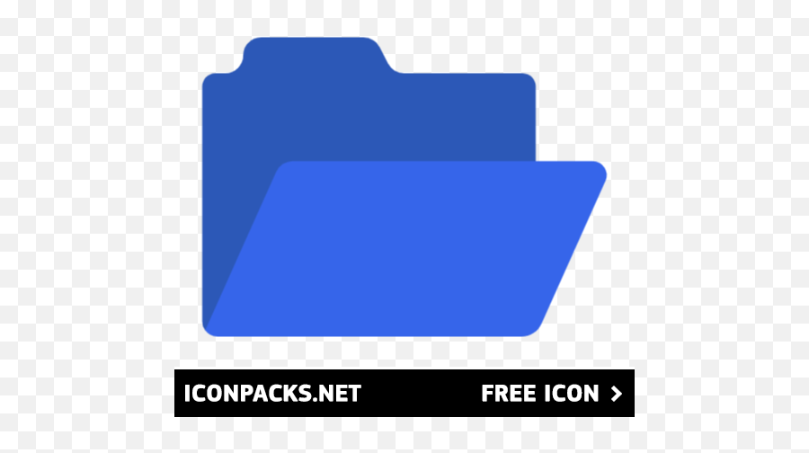 Free Blue Open Folder Icon Symbol Png Svg Download - Horizontal,Fold Icon