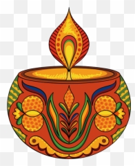 Diya Icon Png Free Download - Diwali Diya Transparent