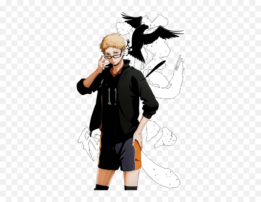 Haikyuu Kei Tsukishima Shower Curtain For Sale By Laura J - Tsukishima Kei Png,Tsukishima Kei Icon