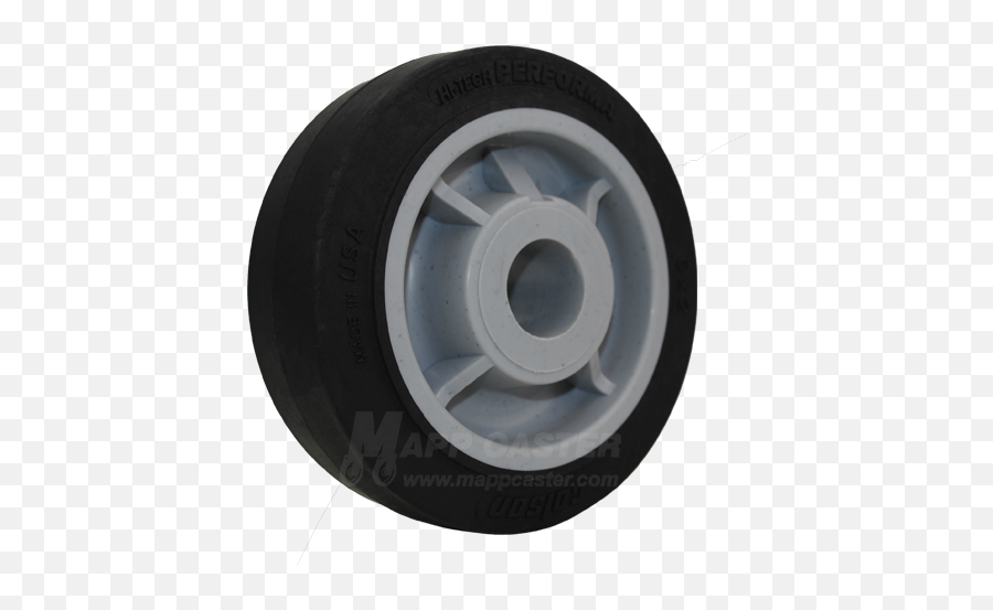6 X 2 Black Thermoplastic Rubber Tpr Wheel - 600 Lbs Capacity Synthetic Rubber Png,Machine Wheel Icon