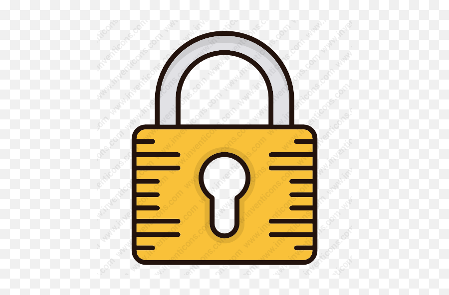 Download Security Padlock Vector Icon Inventicons - Cadenas Clipart Png,Padlock Icon Vector