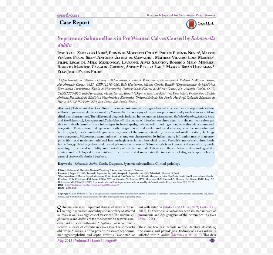 Pdf Septicemic Salmonellosis In Pre Weaned Calves Caused By - Differential Diagnosis Of Bovine Salmonellosis Png,Ultimo Icon Bra