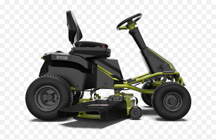 Ryobi Electric Riding Lawn Mower Png - Riding Lawn Mower Design,Mower Png