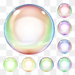 Soap Bubble Color - Colored bubbles png download 14001400 Lighting