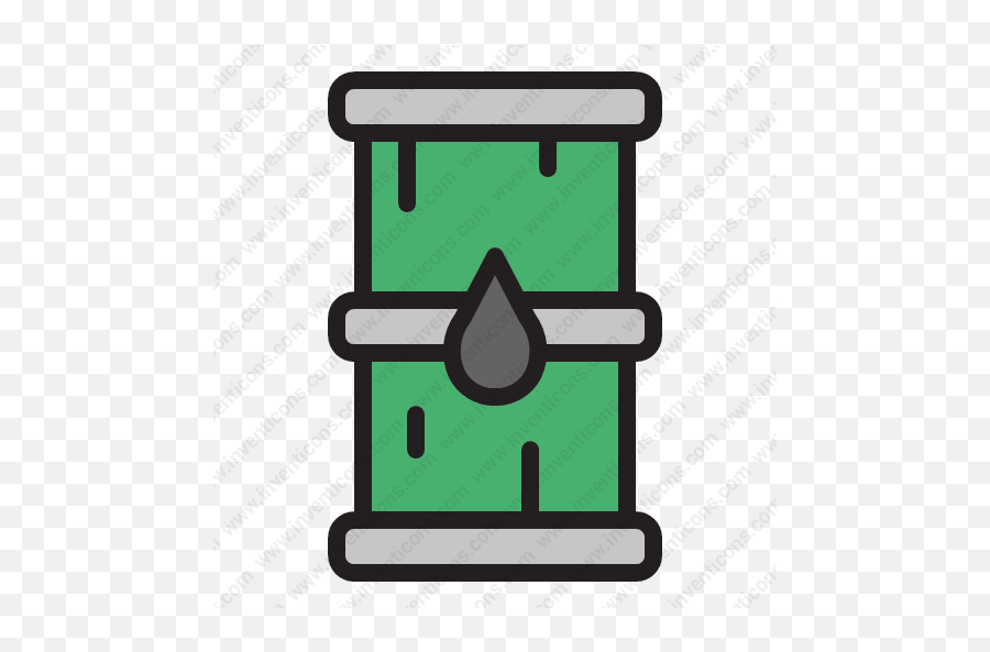 Download Ecology Nature Eco Green Oil Barrel Vector Icon - Vertical Png,Oil Barell Icon