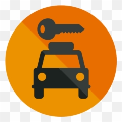 Rent A Car - Free transport icons A Car Icon Png