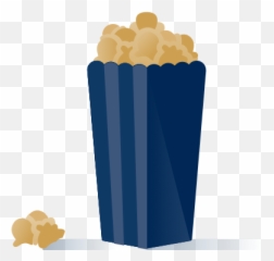 Icon - popcorn Meals Protein Popcorn Full Size PNG Png Blue