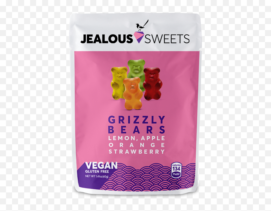Jealous Sweets Grizzly Bears 125g - Gummy Bear Png,Sweets Png