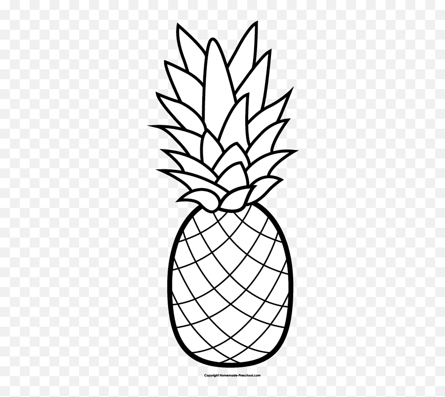 Free Clipart Images Clipartwiz - Pineapple Clipart Black And White Png,Pineapple Clipart Png