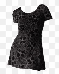 Grunge Png Dress Shoplook - Black Short Dress Png