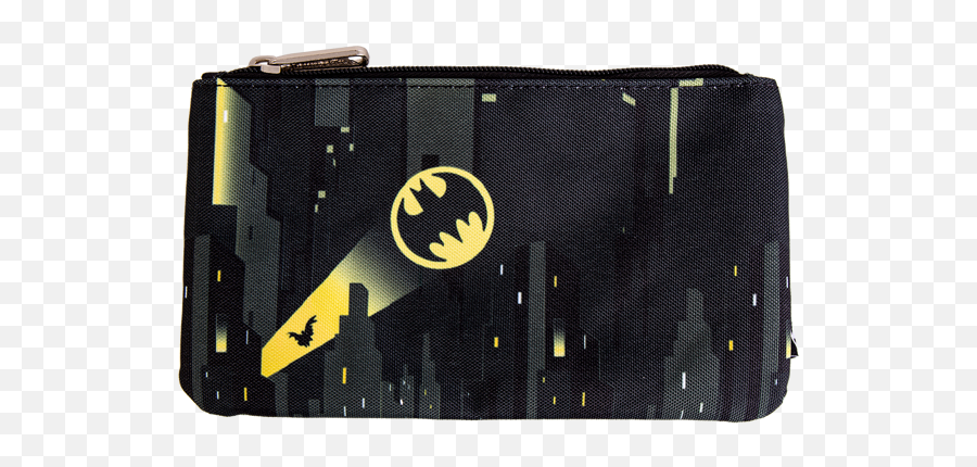 Dc Comics - Batman Bat Signal Allover Print Loungefly Pencil Case Batman Png,Bat Symbol Png