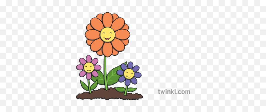 Smiling Flowers Cartoon Plants Mothers Day Ks1 Illustration - Plant Flower Cartoon Png,Plant Cartoon Png
