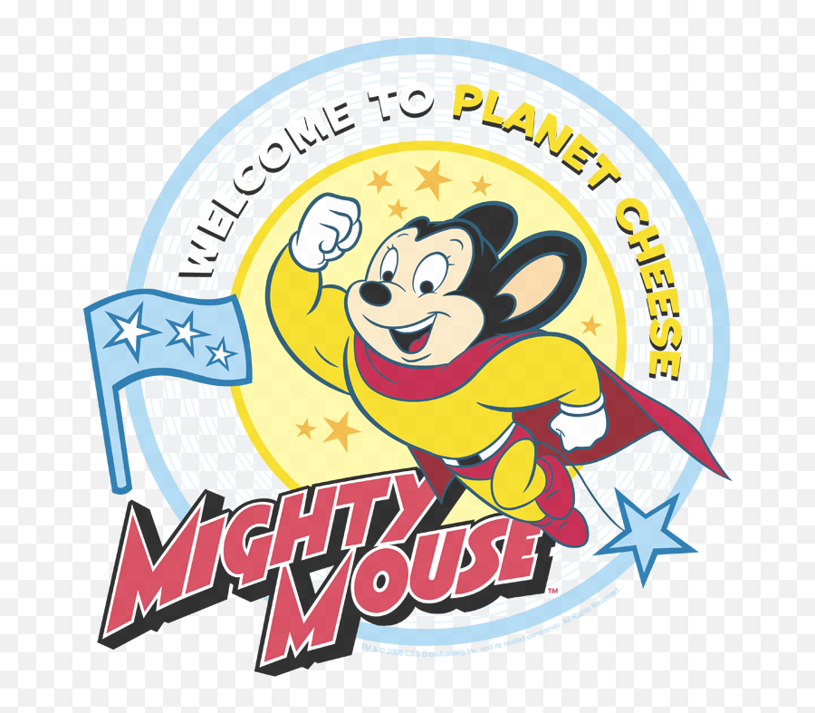 Download Mighty Mouse Planet Cheese Men - Mighty Mouse Png,Mighty Mouse Png