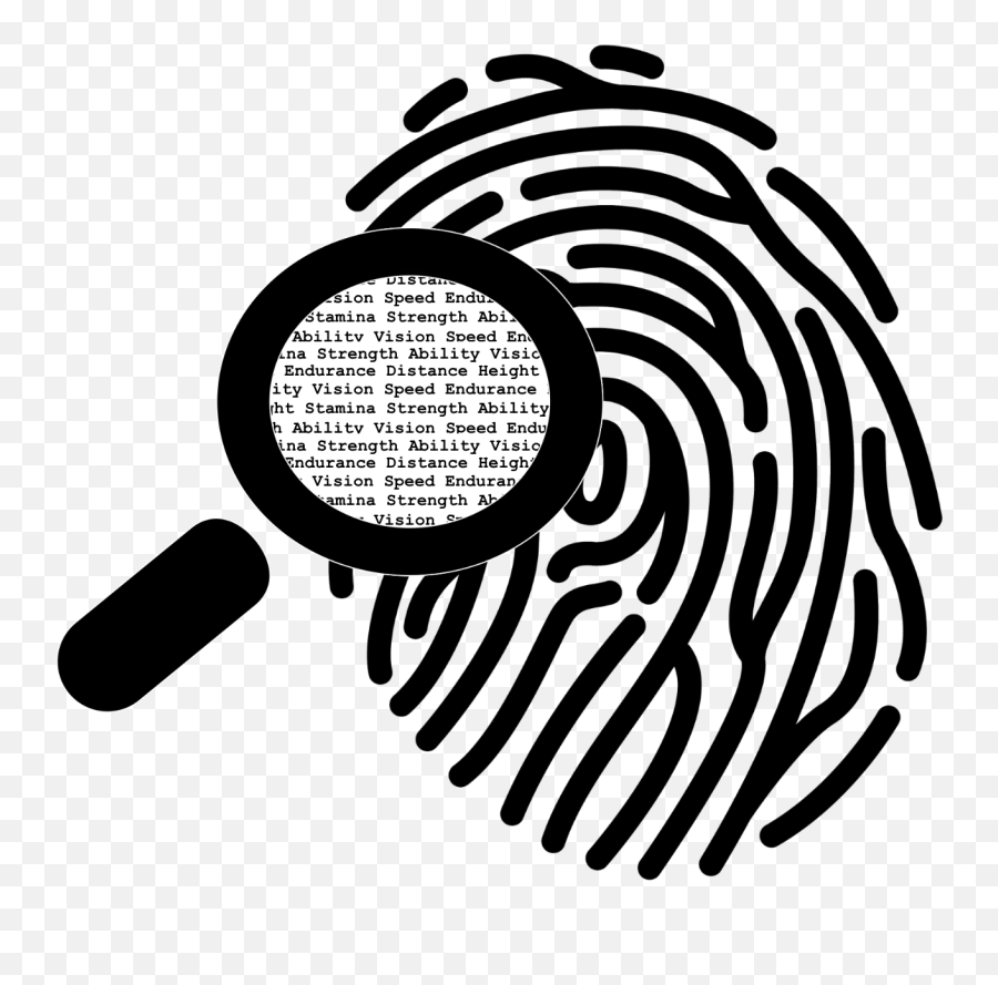 Magnified Fingerprint - Ifoundsolutions Easy How To Draw A Fingerprint Png,Fingerprint Png