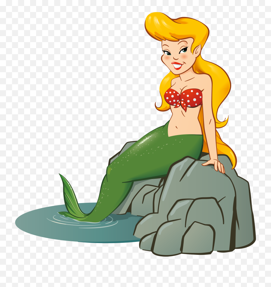 Rocks No Background - Cartoon Png,Mermaid Transparent Background