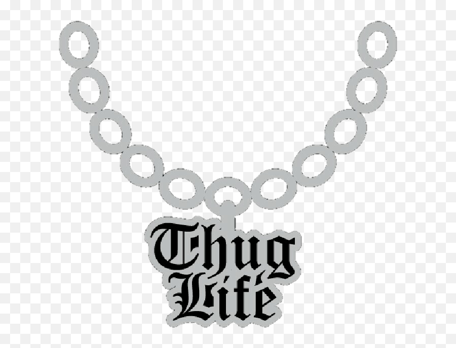 The Newest Cord Stickers - Necklace Png,Thug Life Chain Png